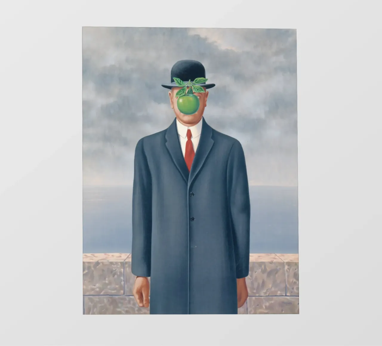 Figlio dell'uomo" di René Magritte pellicola backlit da Classic Art Prints