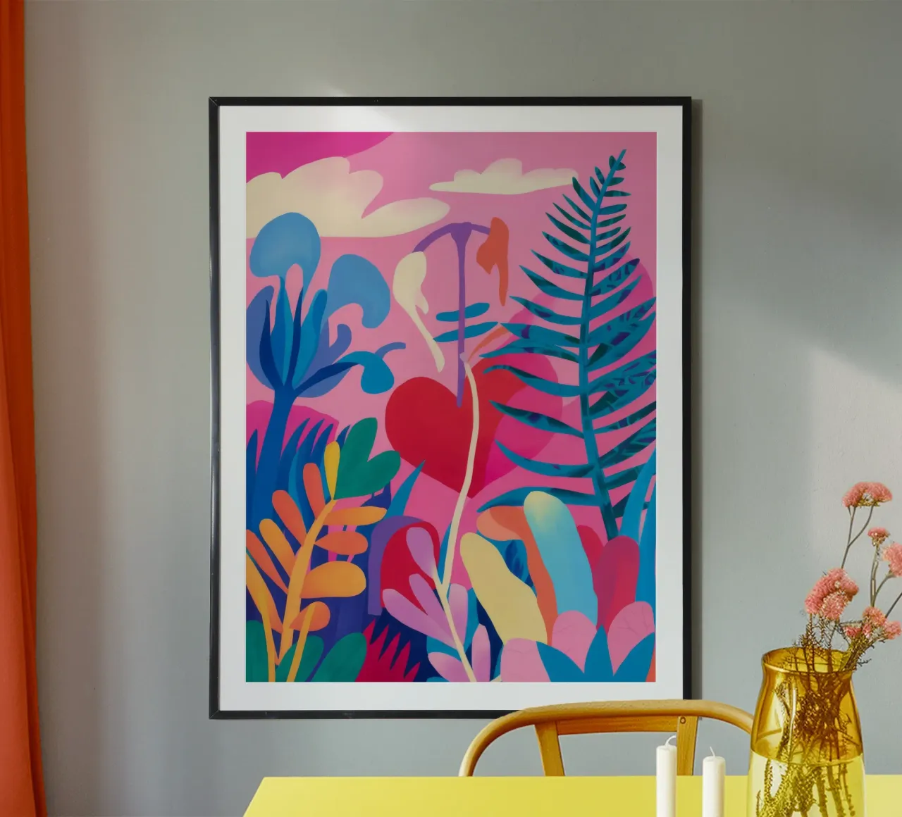 Tropical Bloom Reverie poster by Zep Layers