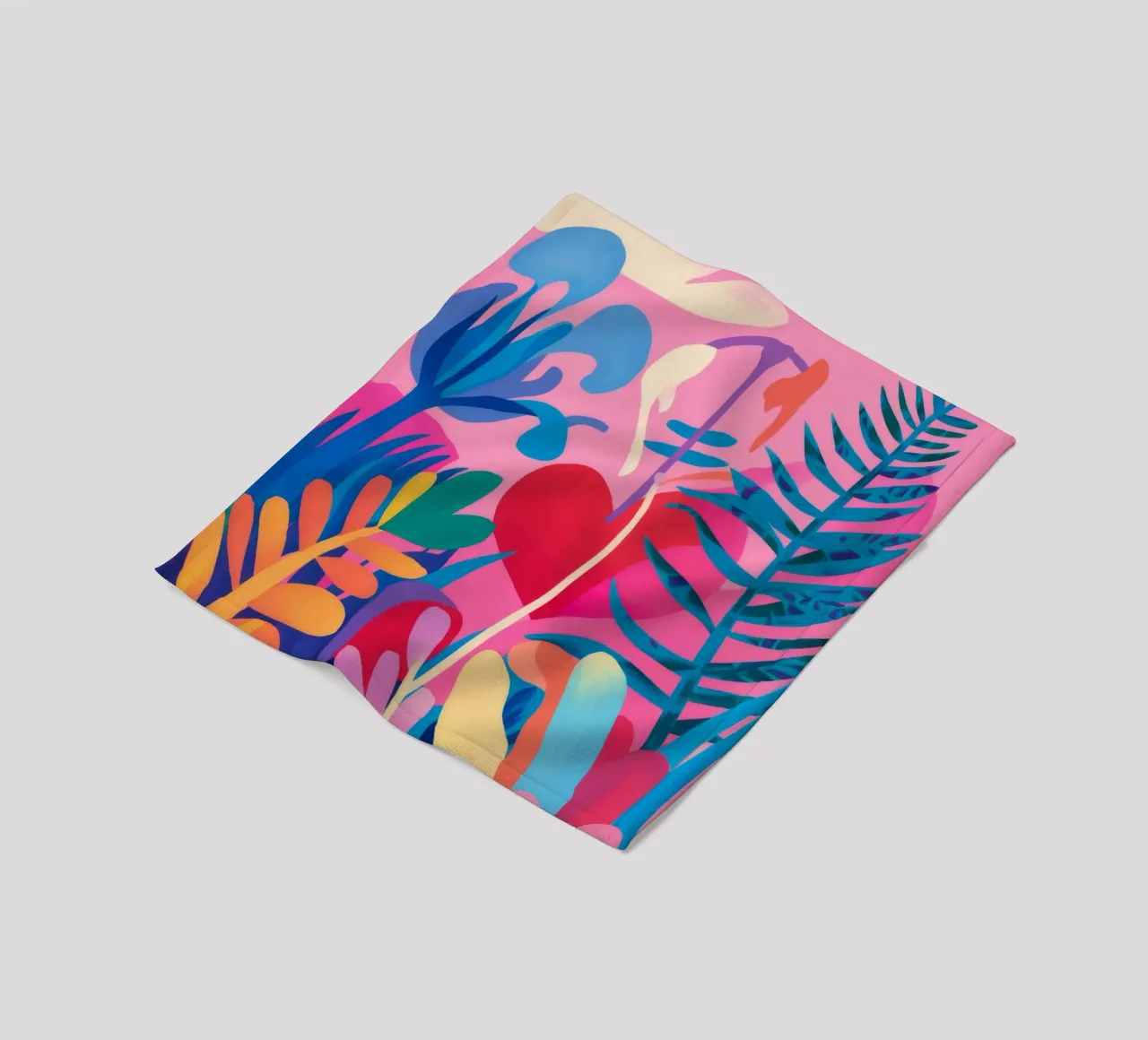 Tropical Bloom Reverie fleece blanket by Zep Layers
