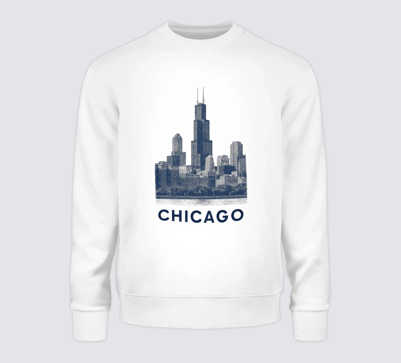 Sears Tower Style – Linocut Series felpa da Studio Mooodz
