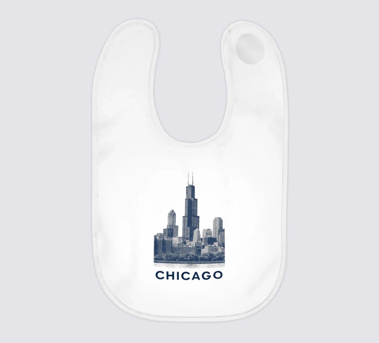 Sears Tower Style – Linocut Series bavaglino da Studio Mooodz
