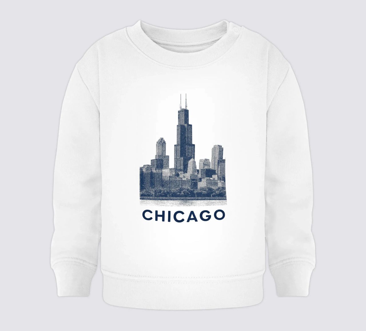 Sears Tower Style – Linocut Series felpa neonato da Studio Mooodz