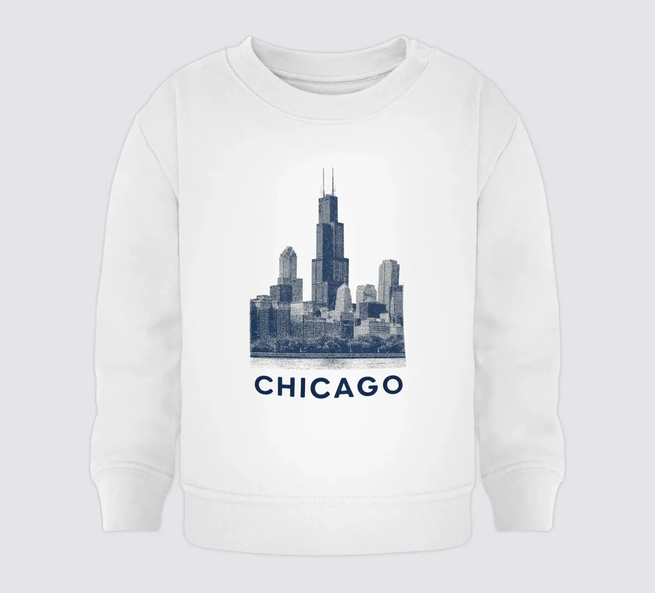 Sears Tower Style – Linocut Series felpa neonato da Studio Mooodz