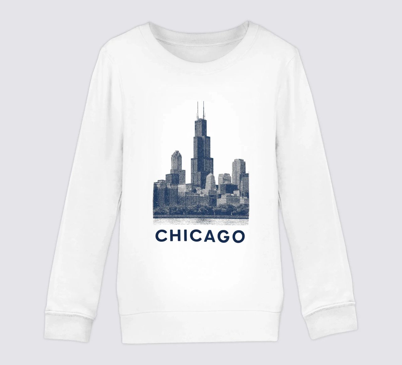 Sears Tower Style – Linocut Series felpa bambino da Studio Mooodz
