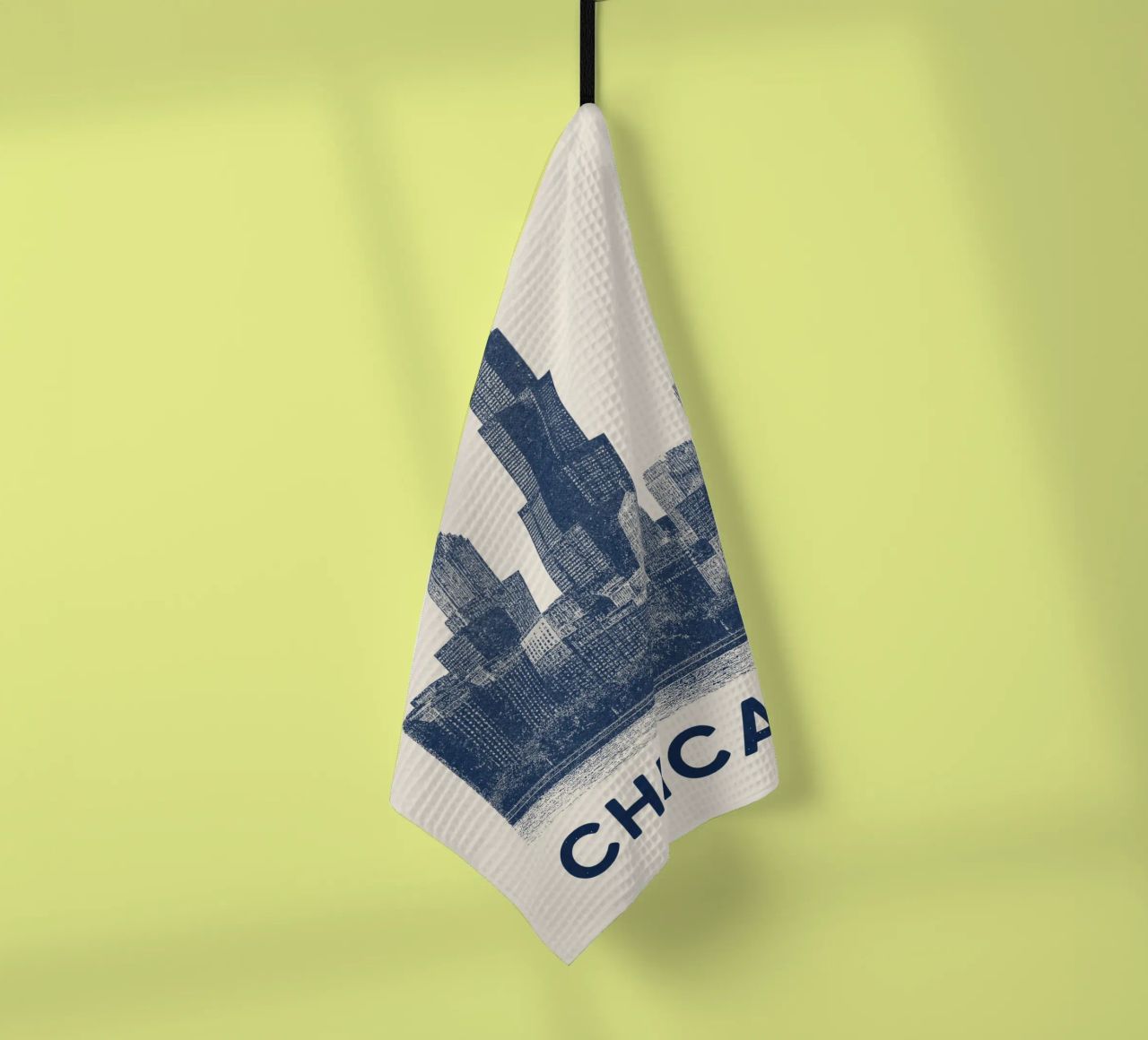 Sears Tower Style – Linocut Series canovaccio da cucina da Studio Mooodz