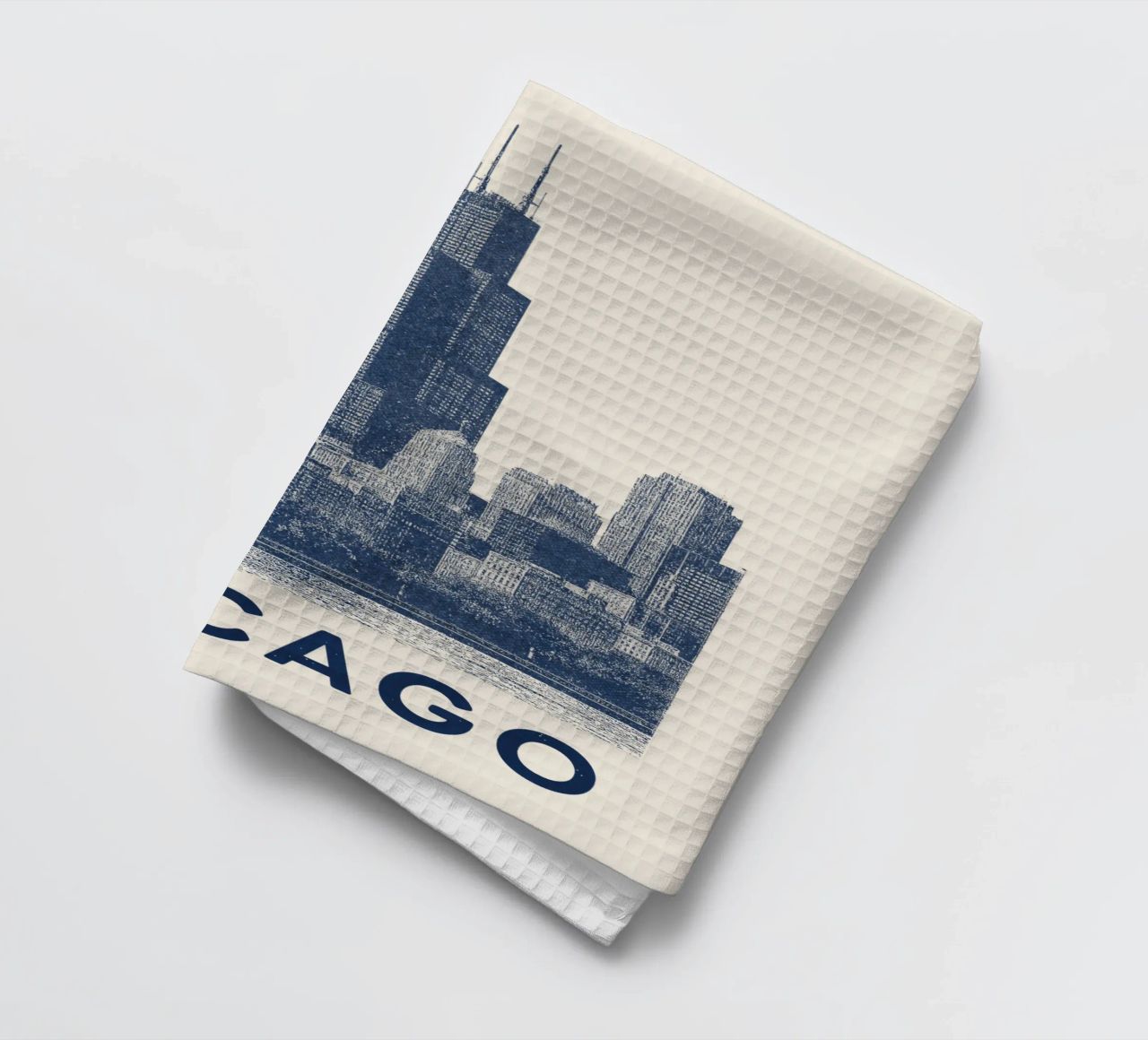 Sears Tower Style – Linocut Series canovaccio da cucina da Studio Mooodz