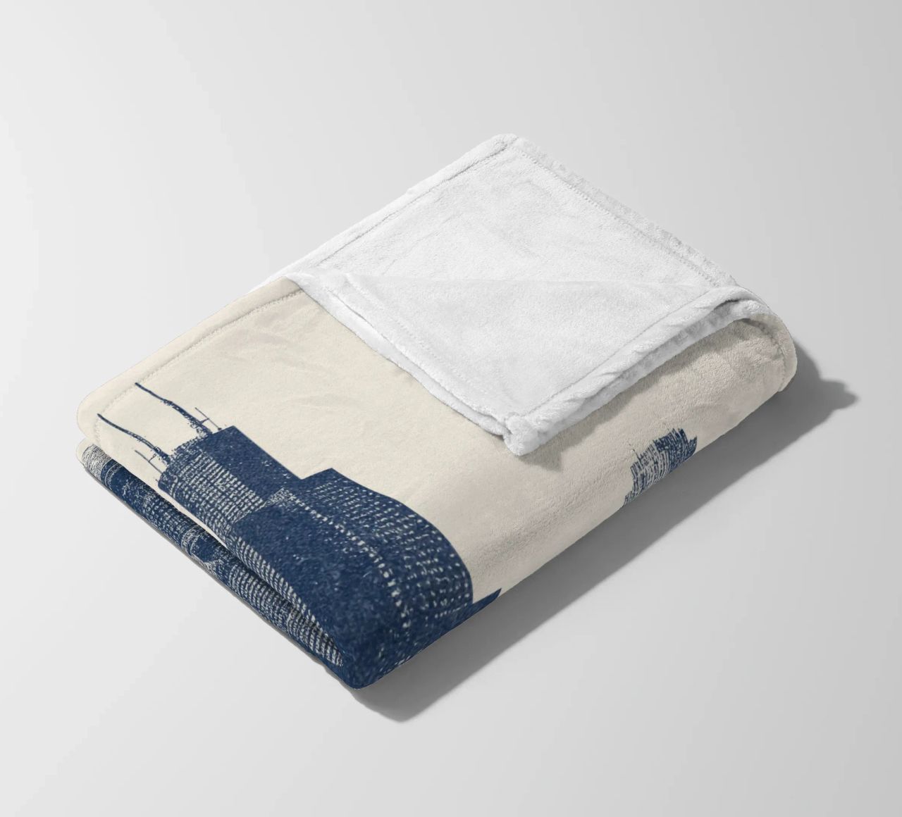 Sears Tower Style – Linocut Series coperta in pile da Studio Mooodz