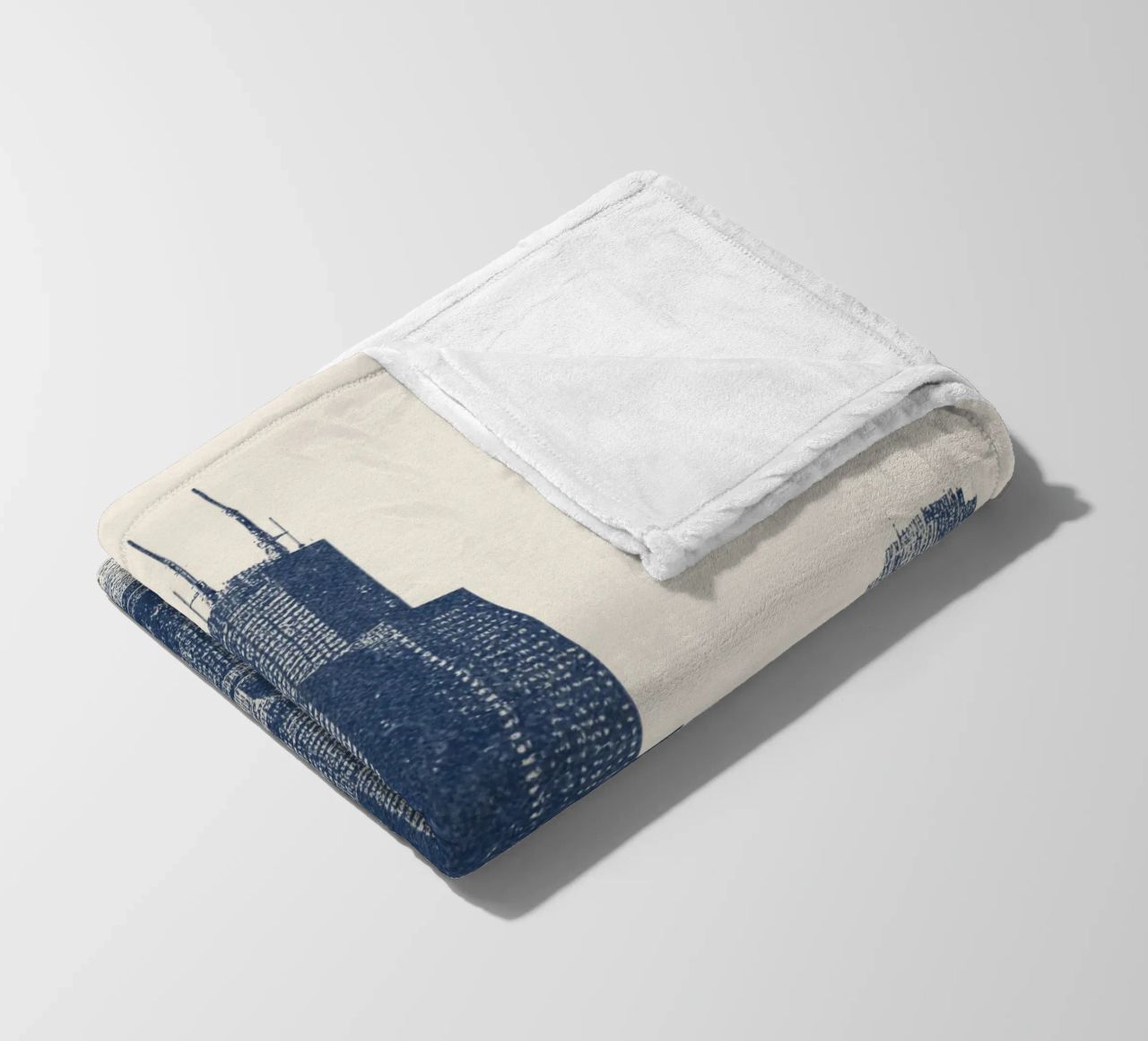 Sears Tower Style – Linocut Series coperta in pile da Studio Mooodz