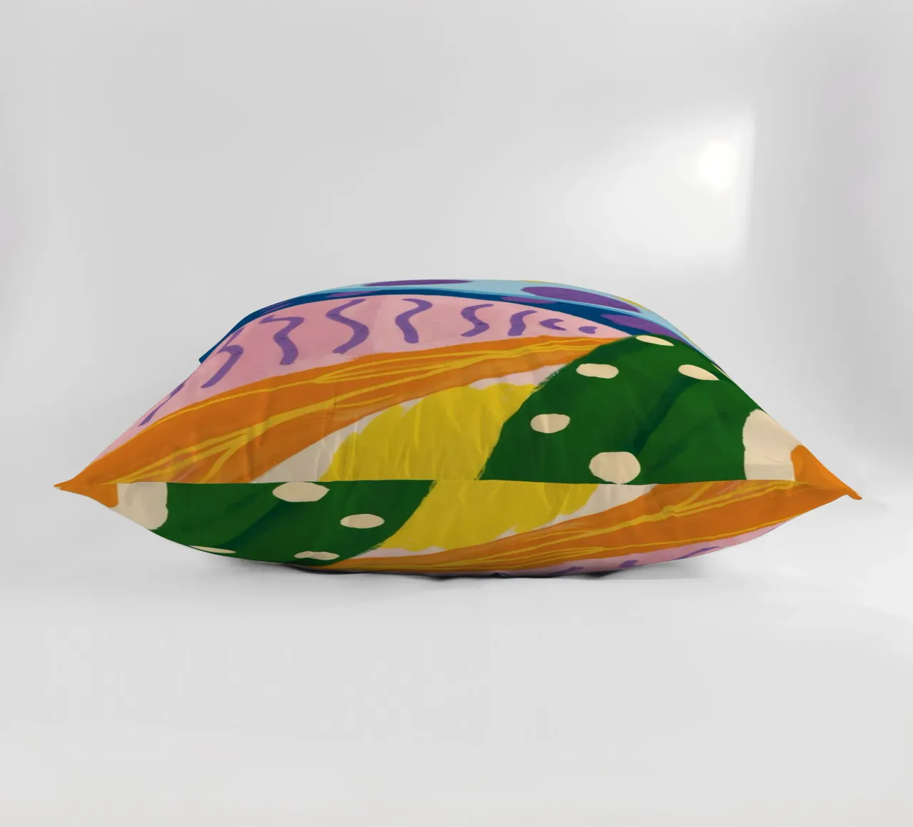 Sunburst Hills Abstraction decorative cushion by Zep Layers