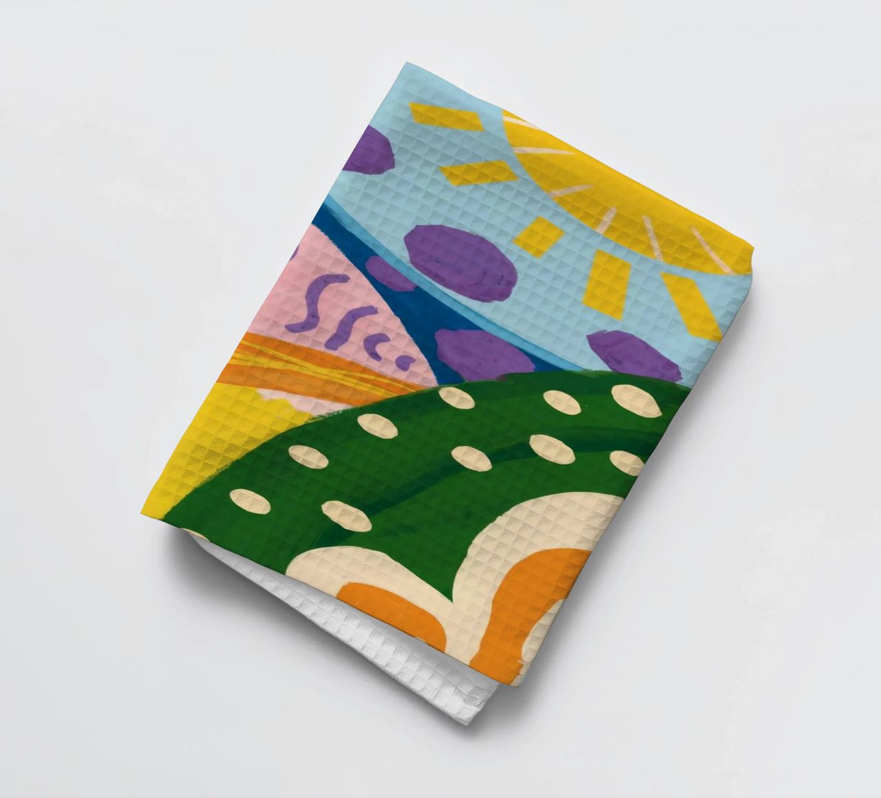 Astrazione di Sunburst Hills canovaccio da cucina da Zep Layers