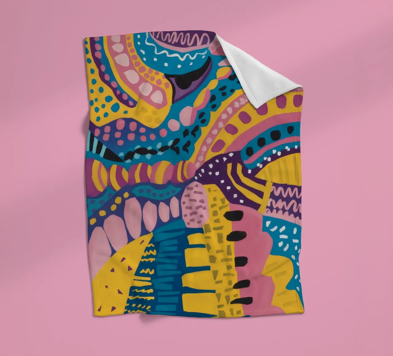 Rapsodia del labirinto d'oro coperta in pile da Zep Layers