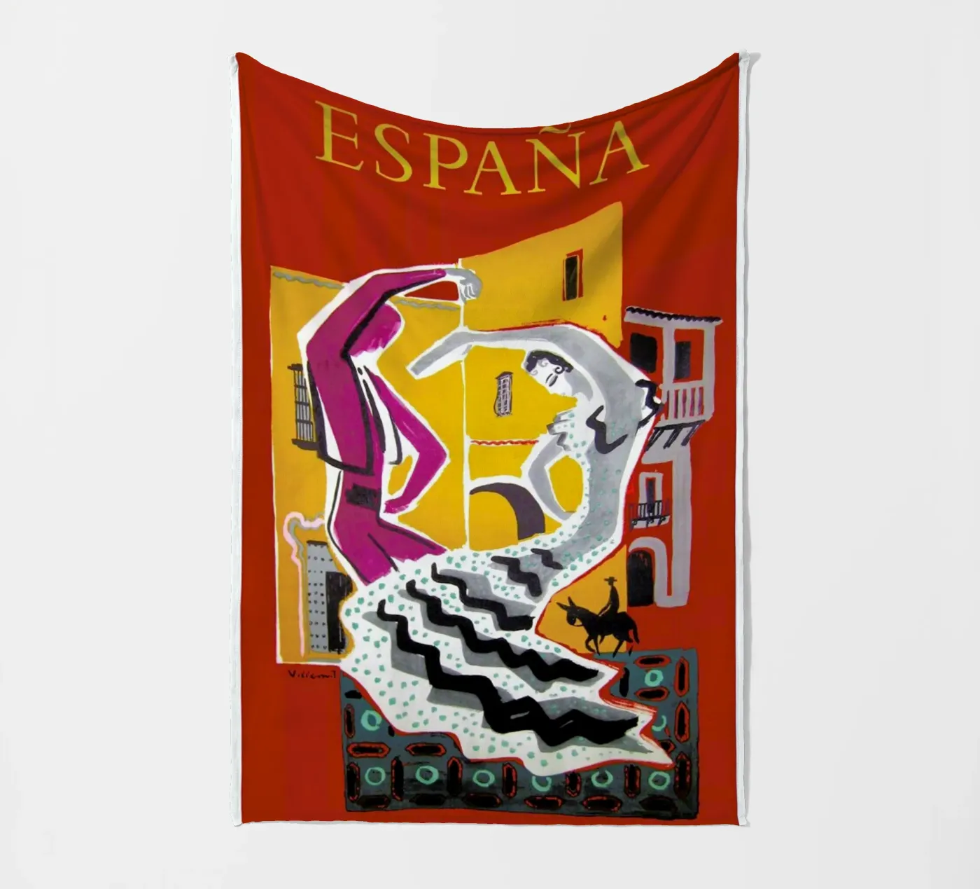 spain2 fleecedeken van Robert Livingston