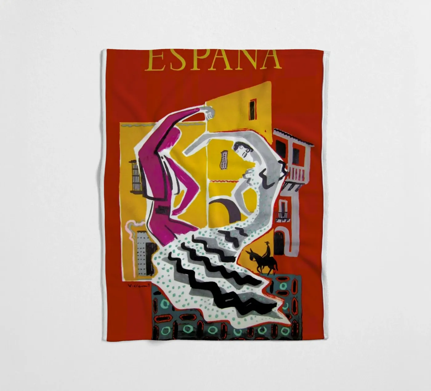 spain2 fleecedeken van Robert Livingston