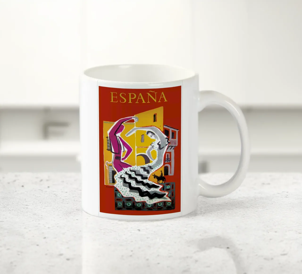 spain2 ceramic mug by Robert Livingston
