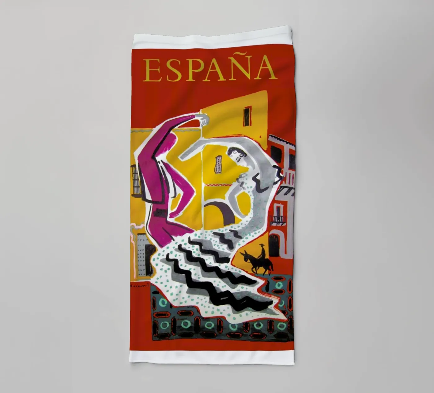 spain2 towel by Robert Livingston
