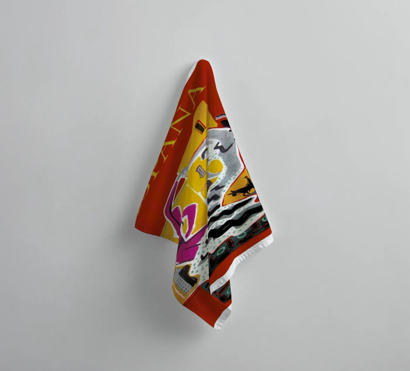 spain2 towel by Robert Livingston