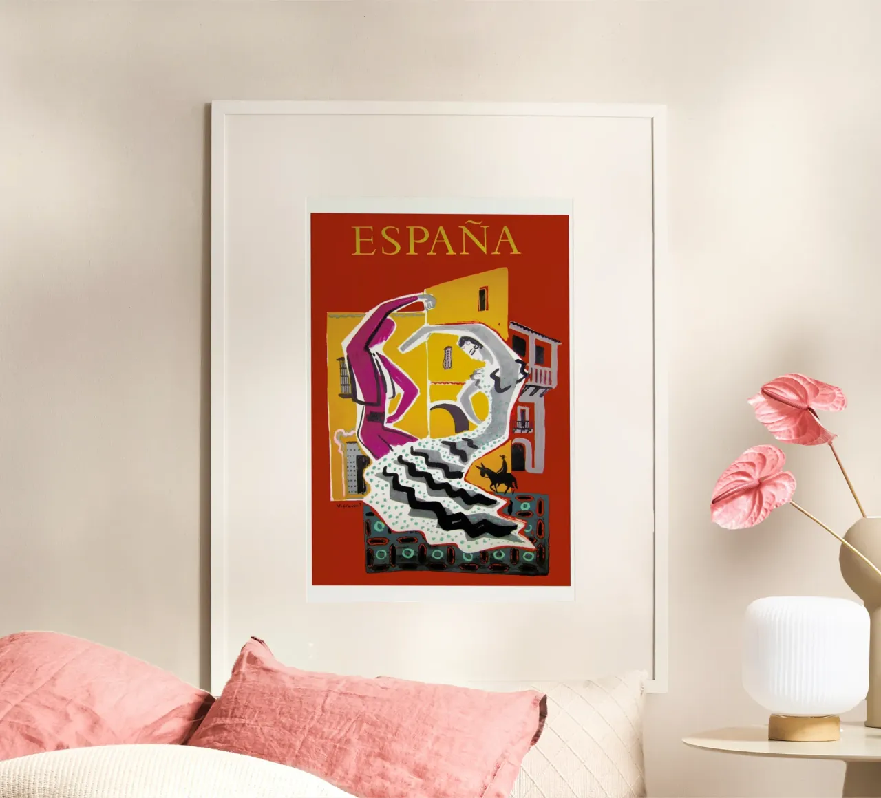 spain2 poster con telaio in plastica da Robert Livingston