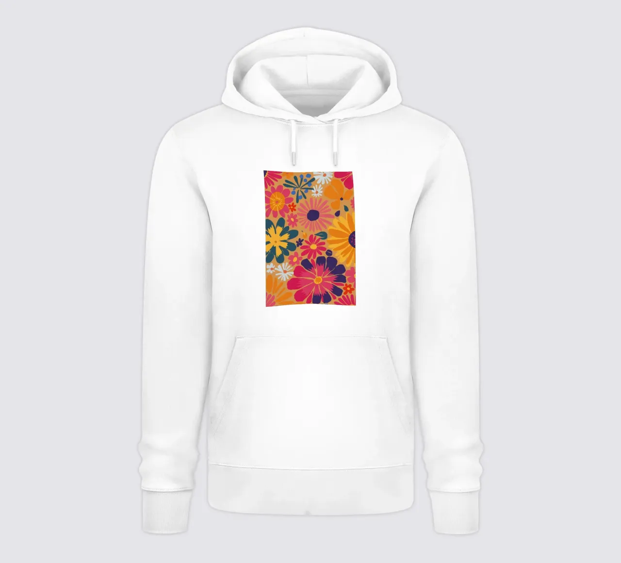 Ghirlanda floreale autunnale felpa con cappuccio da Zep Layers