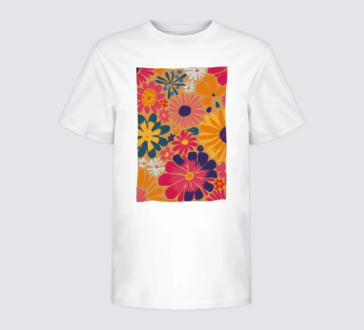 Guirnalda floral otoñal camiseta para niños de Zep Layers