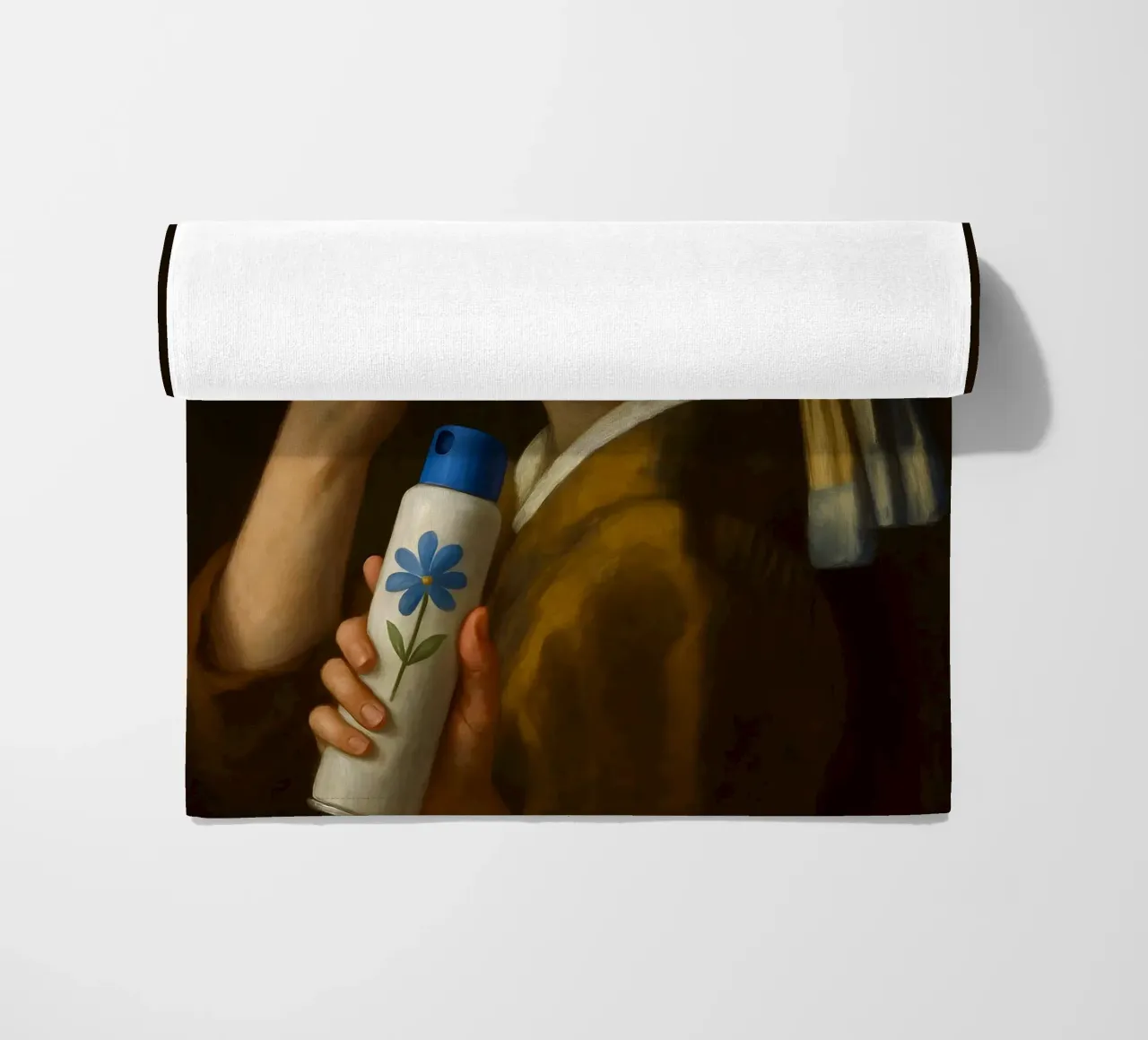 La ragazza con l'orecchino di perla Bagno WC telo mare da ARTOMATIC