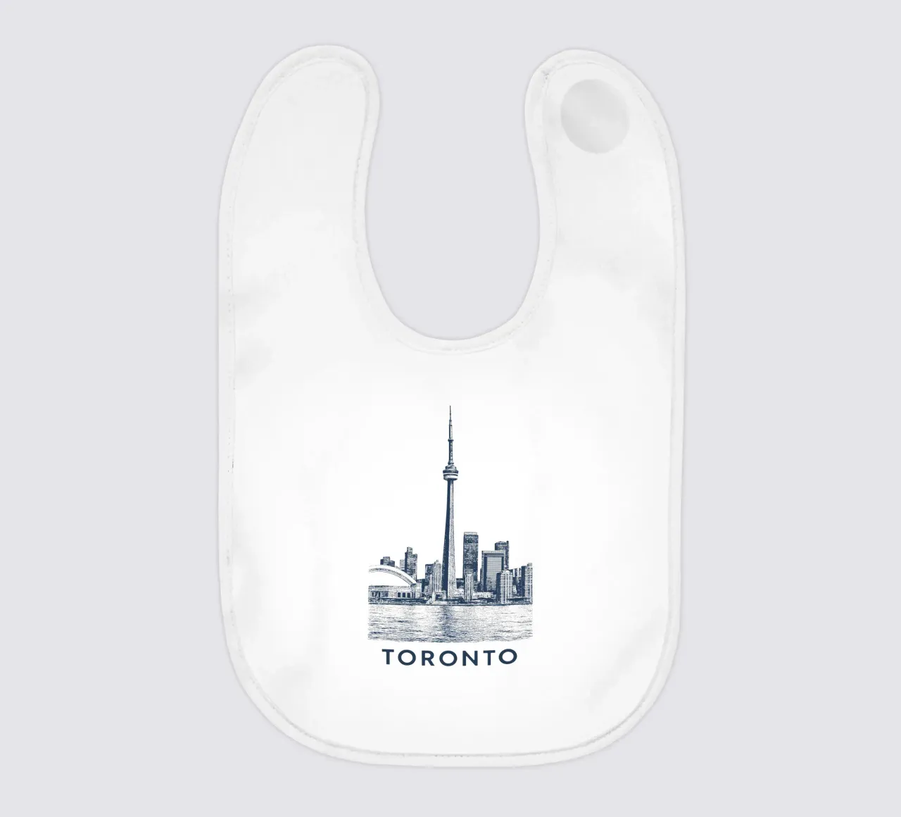 Toronto – CN Tower Print - – Linocut Series bavaglino da Studio Mooodz