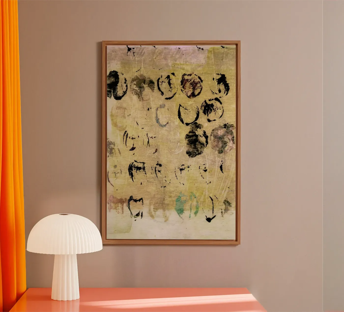 Marks Neutral forex plate by IRIS LEHNHARDT FINE ART
