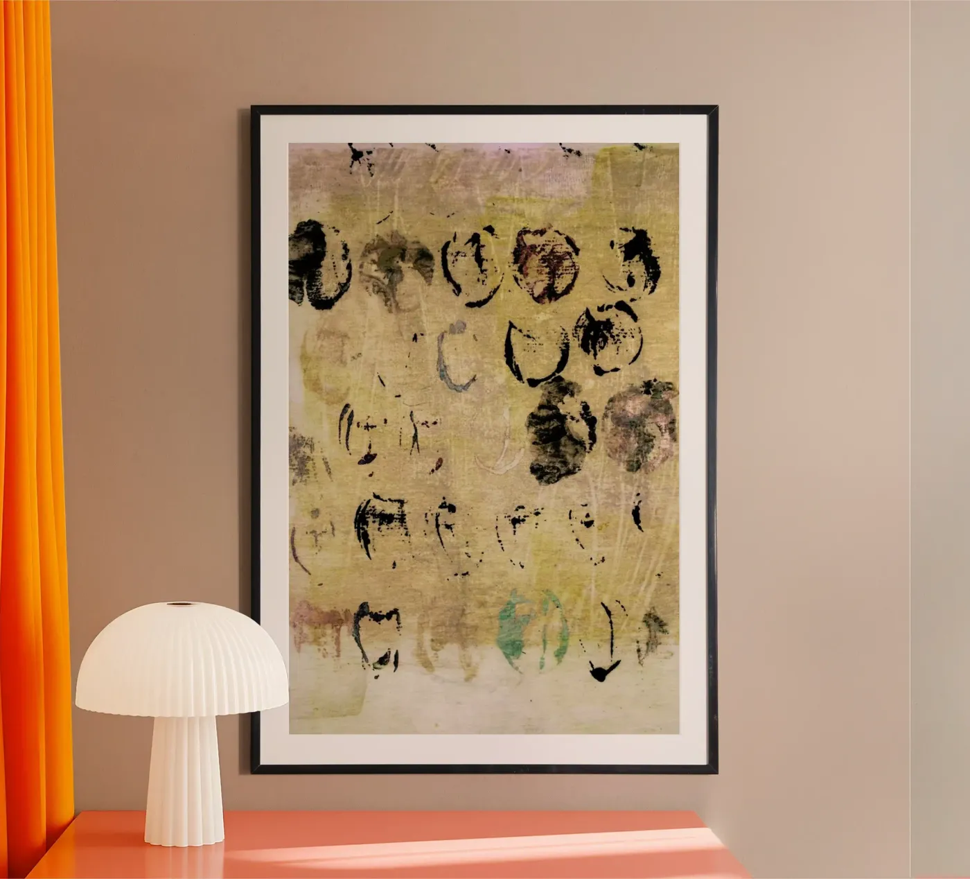 Marks Neutral Poster von IRIS LEHNHARDT FINE ART