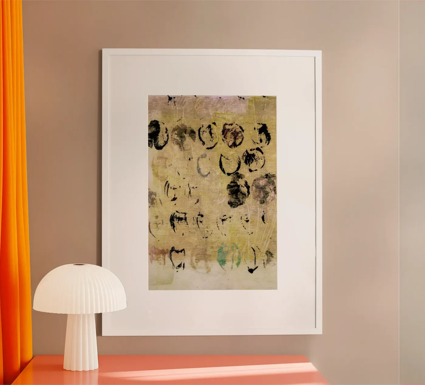 Marks Neutral poster de IRIS LEHNHARDT FINE ART