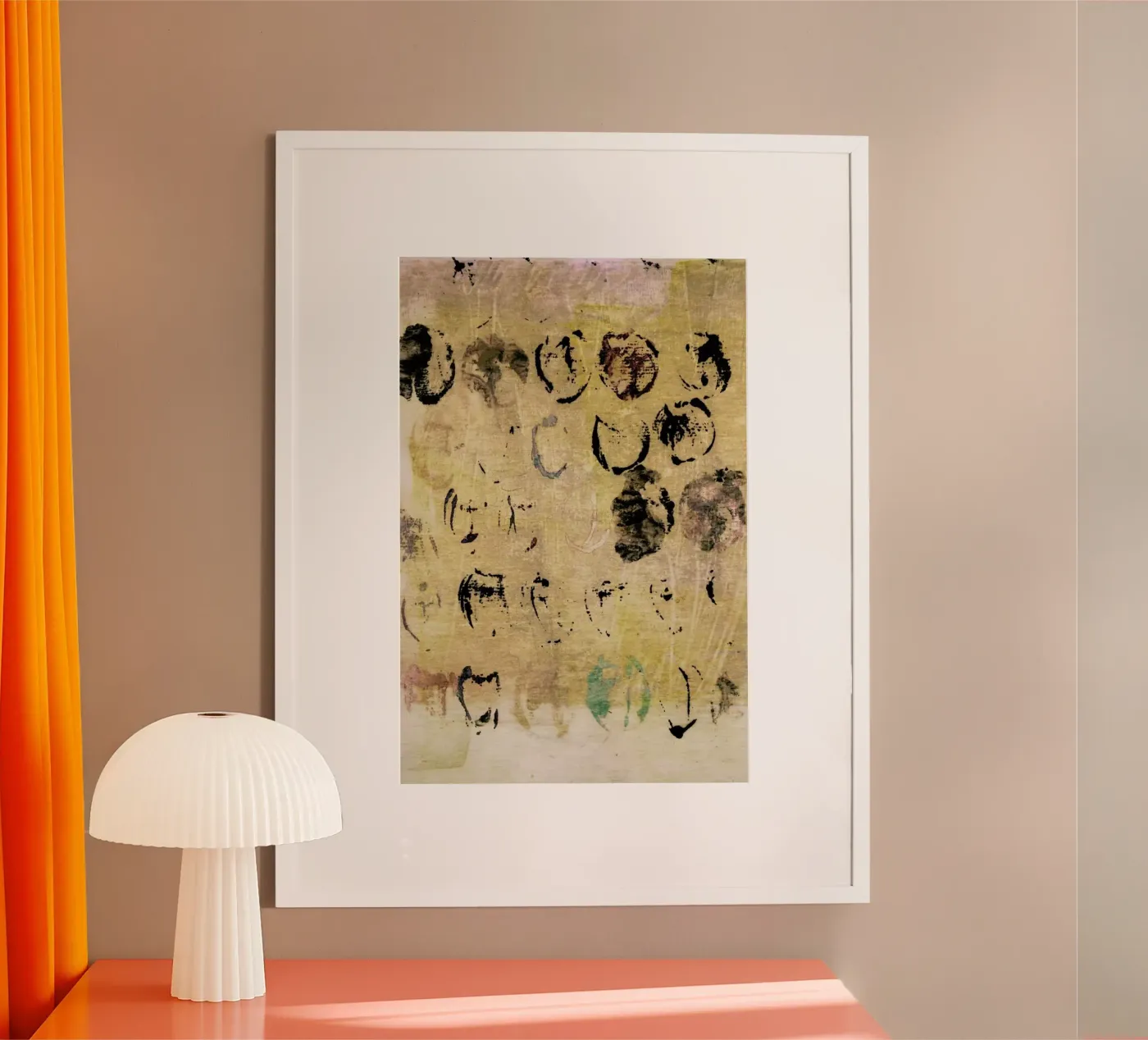 Marks Neutral Poster von IRIS LEHNHARDT FINE ART