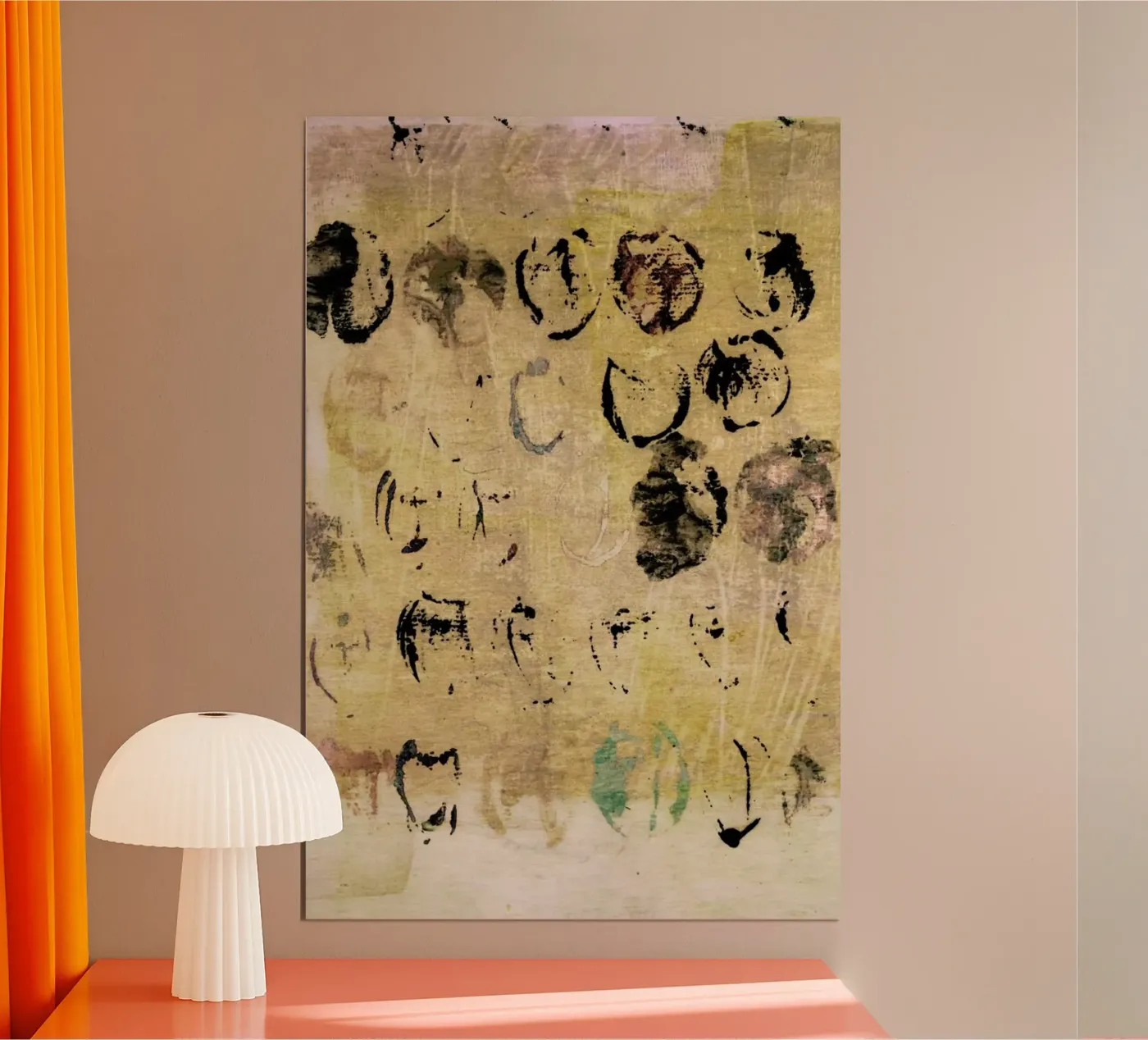 Marks Neutral Poster von IRIS LEHNHARDT FINE ART