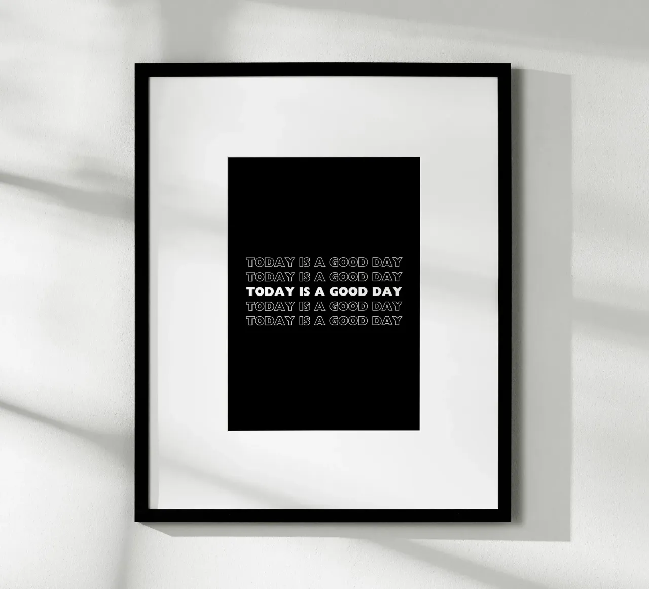 TODAY IS A GOOD DAY carta hahnemühle da DigiWunderwerk