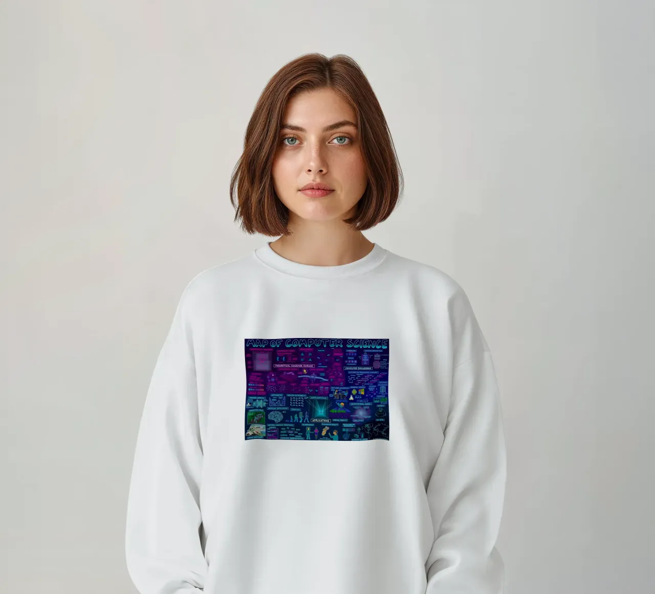 Mappa del computer felpa da withandname