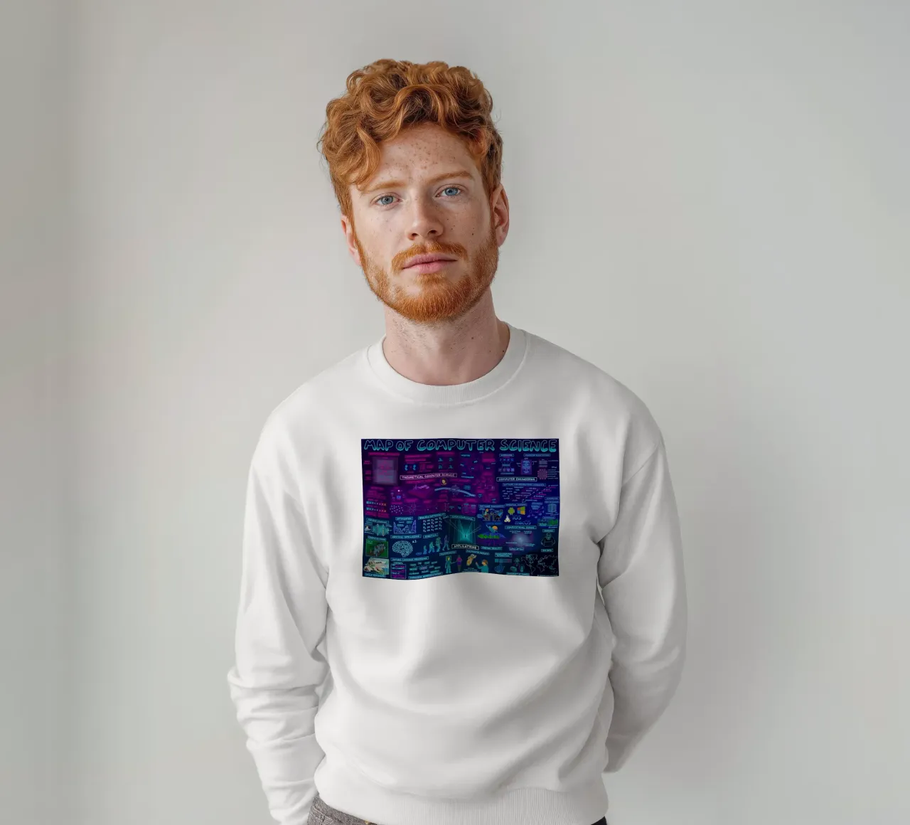 Mappa del computer felpa da withandname