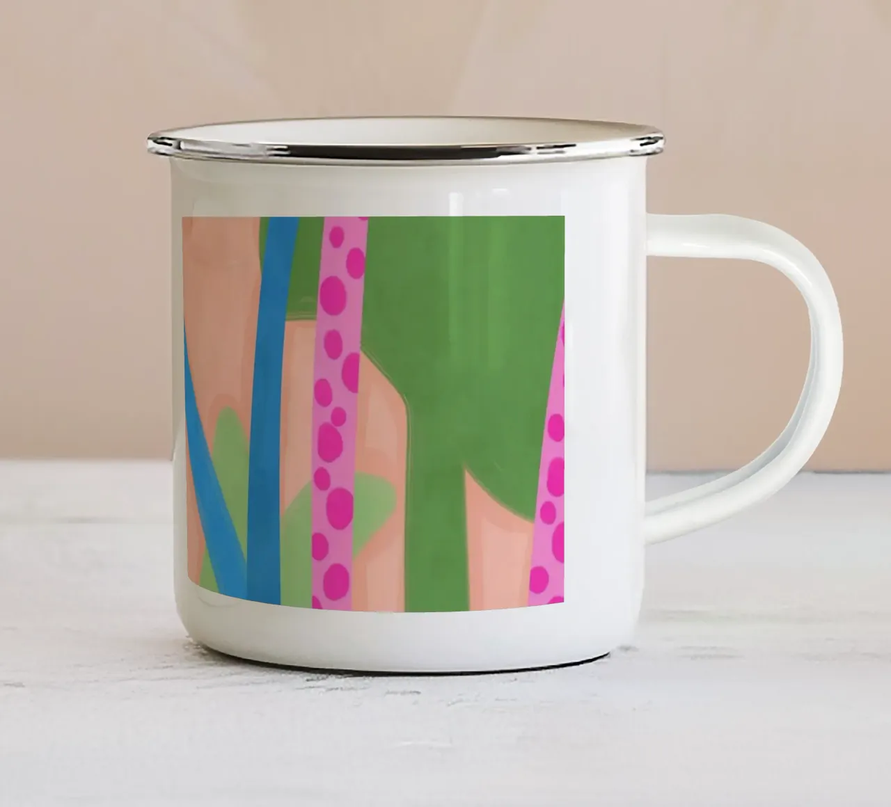 Squadra di staminali tazza in smalto da Kintsugi99