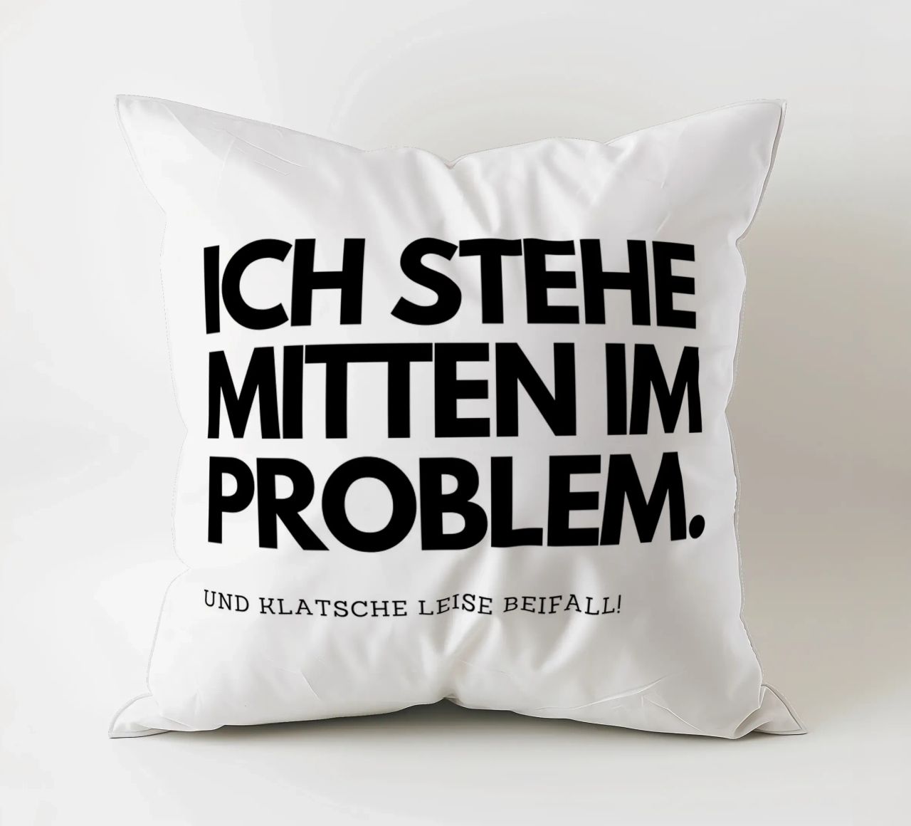 Ich stehe mitten im Problem cuscino da DigiWunderwerk