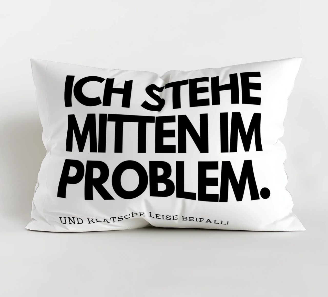 Ich stehe mitten im Problem cuscino da DigiWunderwerk