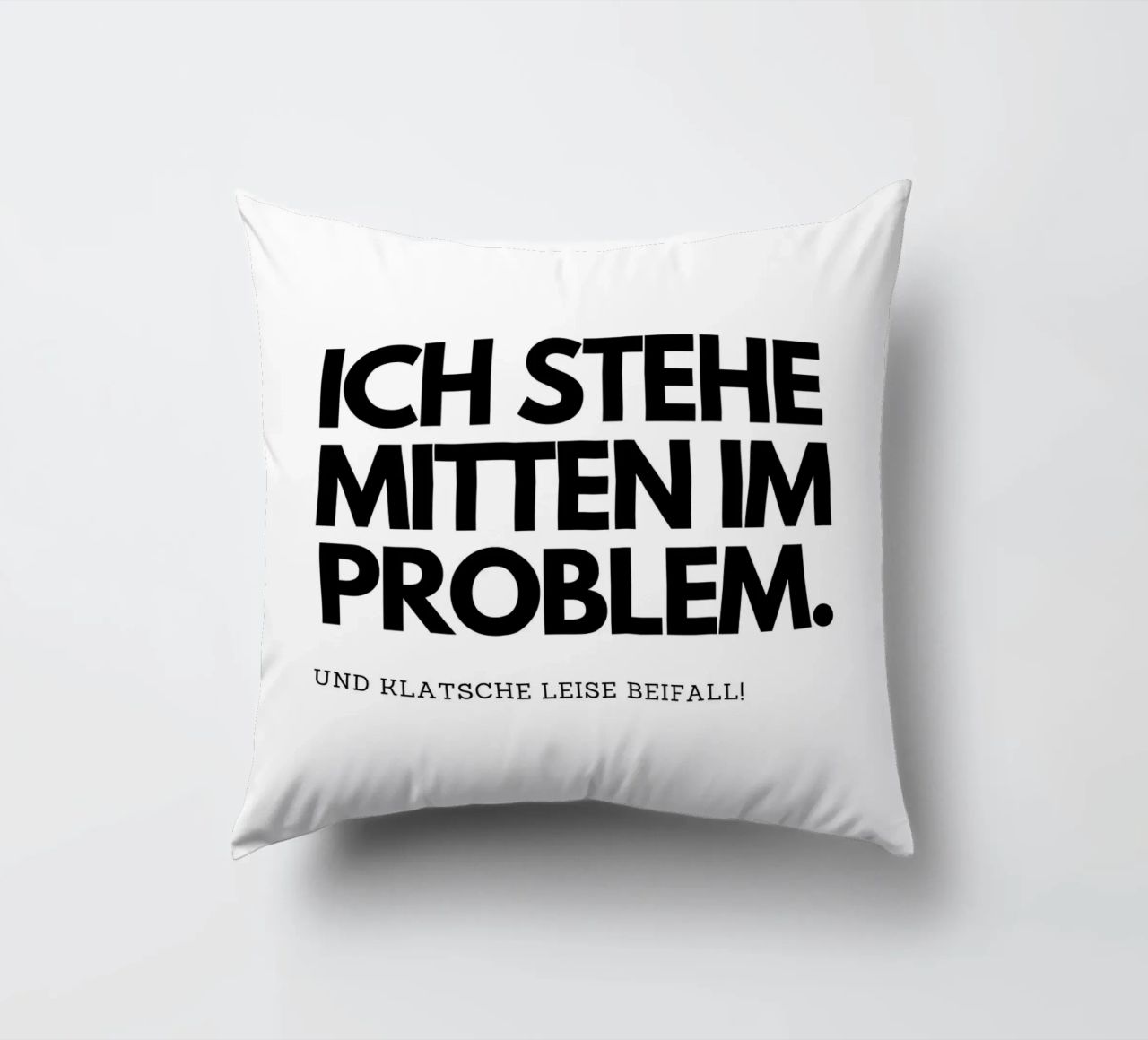 Ich stehe mitten im Problem cuscino da DigiWunderwerk