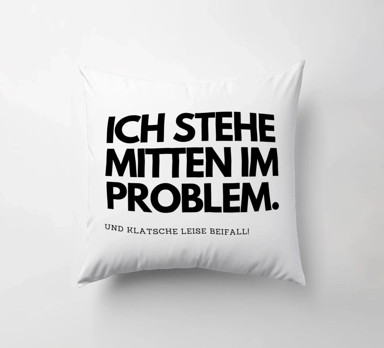 Ich stehe mitten im Problem cuscino da DigiWunderwerk