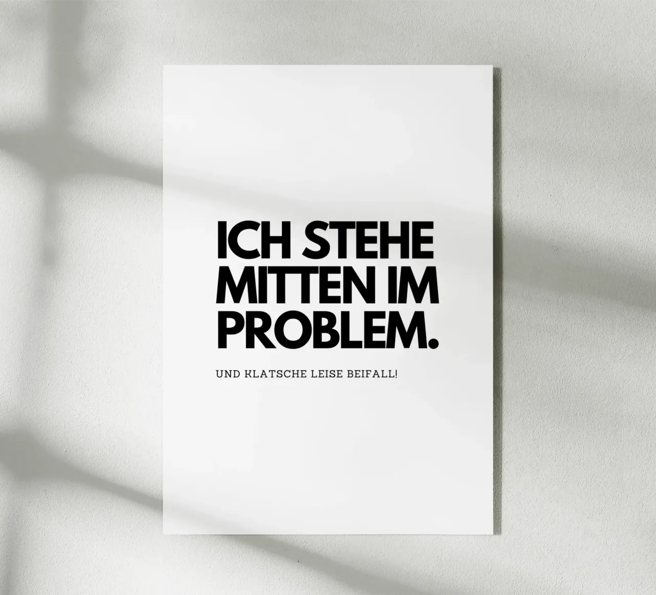 Ich stehe mitten im Problem metacrilato de DigiWunderwerk