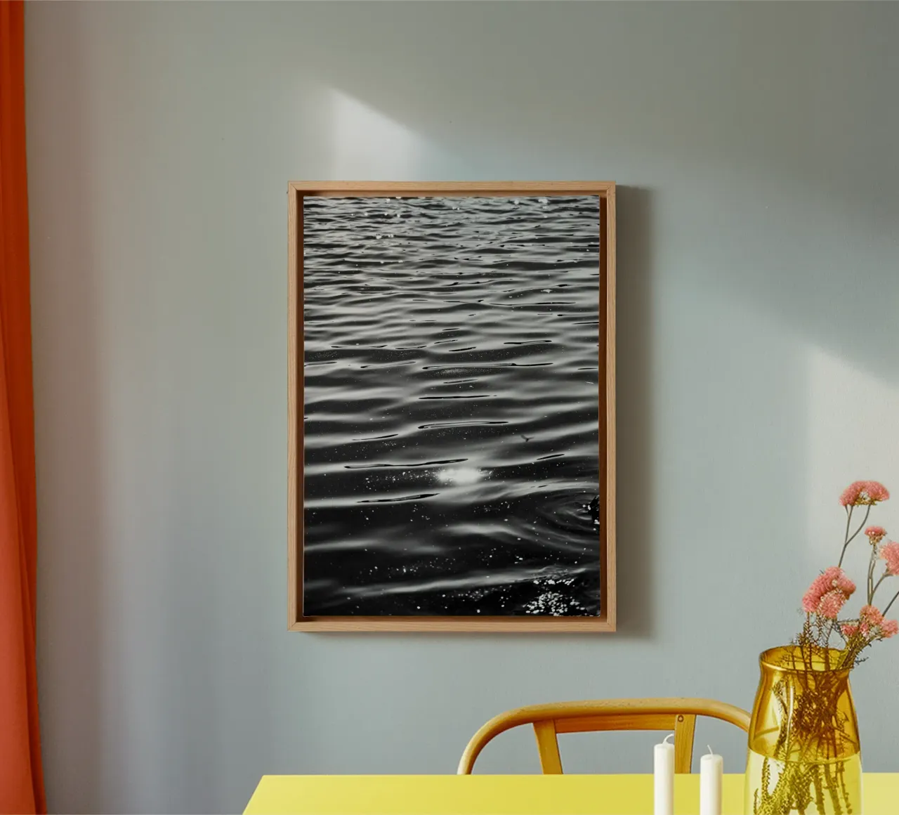 Lago Calmo tela da rafael campezato