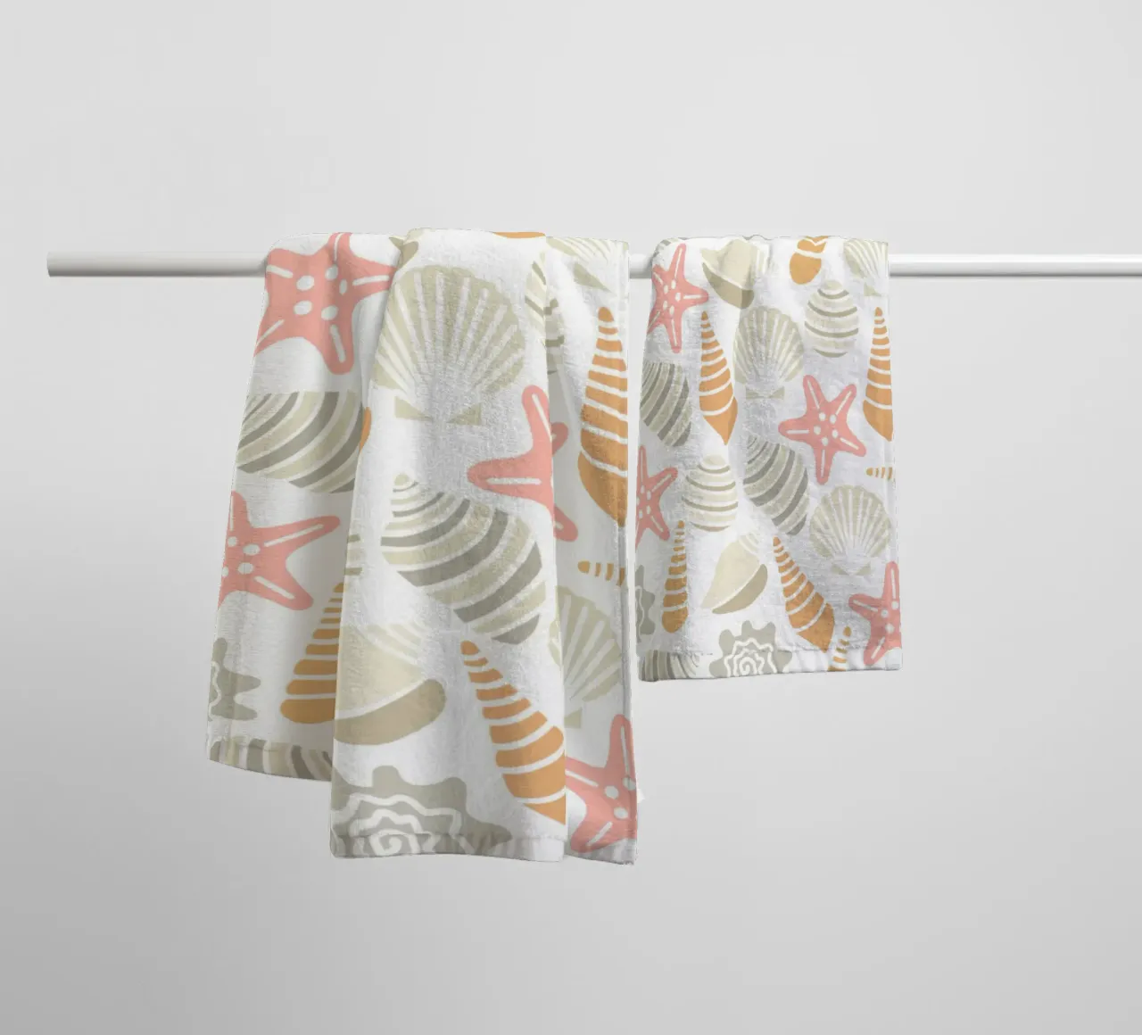 GUSCIO DI MARE asciugamano da bagno da Lauretti Print