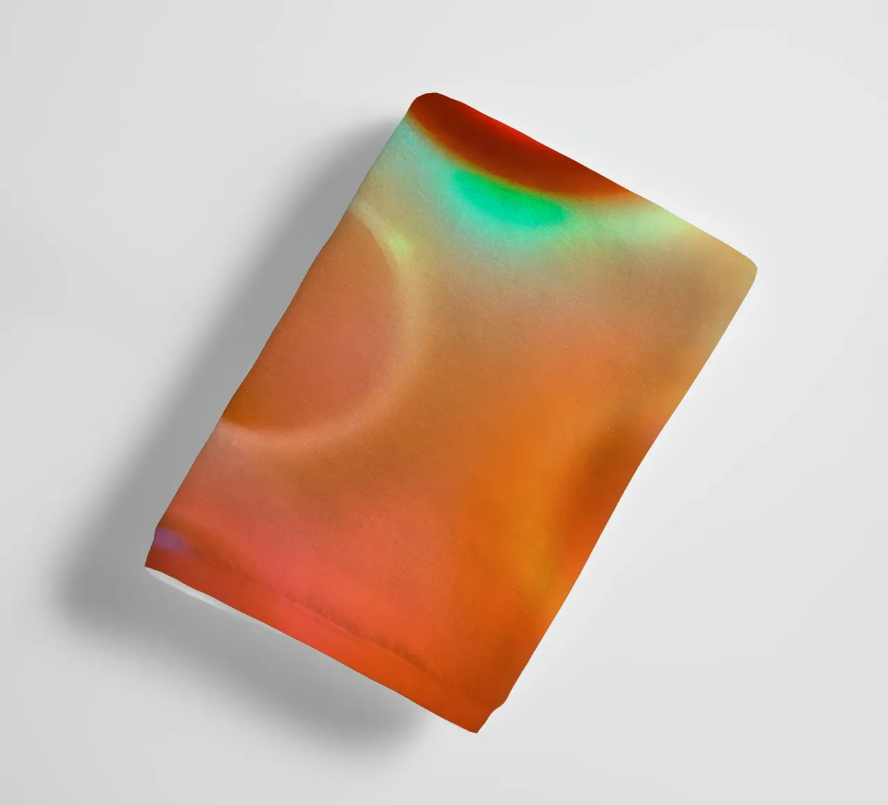 Colorful abstract design with illuminated bubbles towel by DesignDoodle