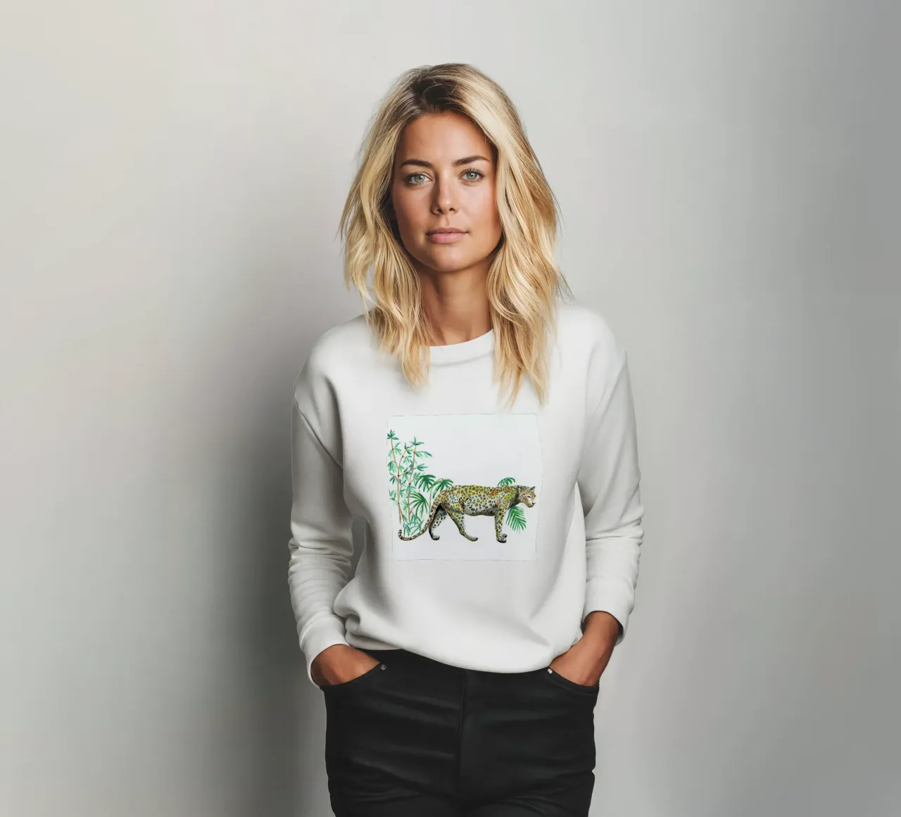 Leopard felpa da Femke Zwaan