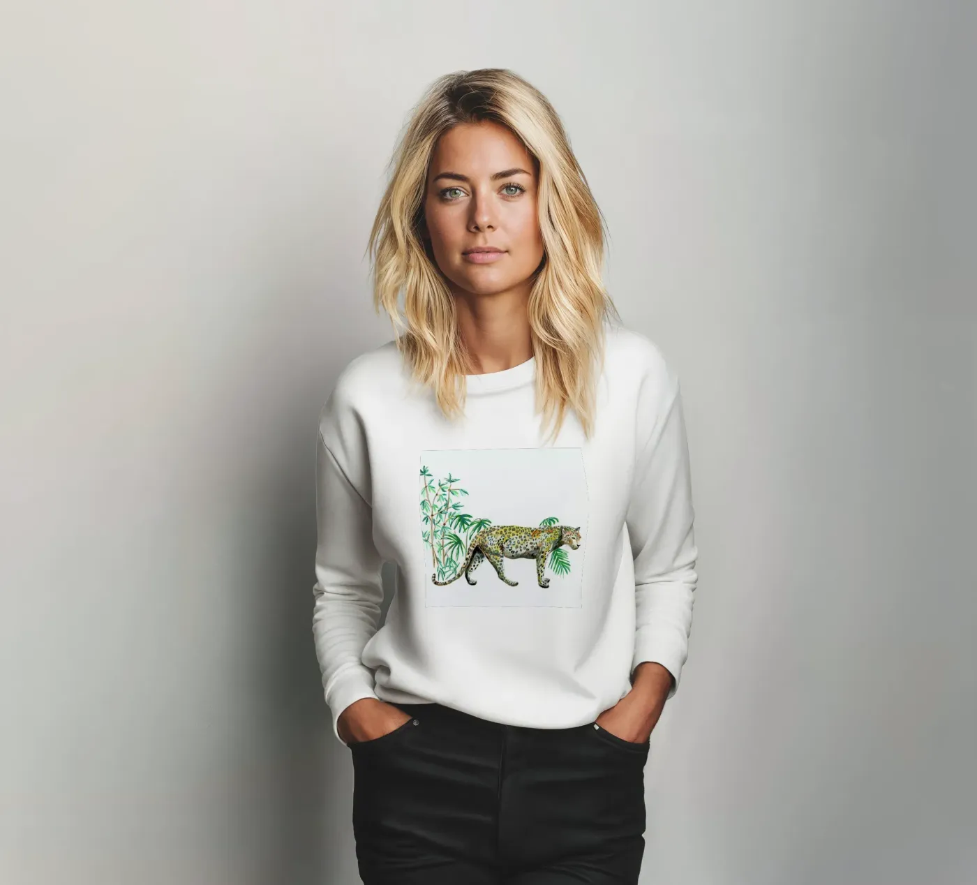 Leopard felpa da Femke Zwaan