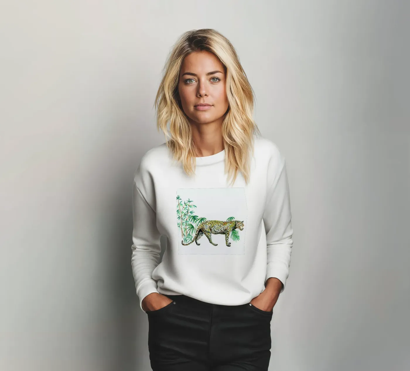 Leopard felpa da Femke Zwaan