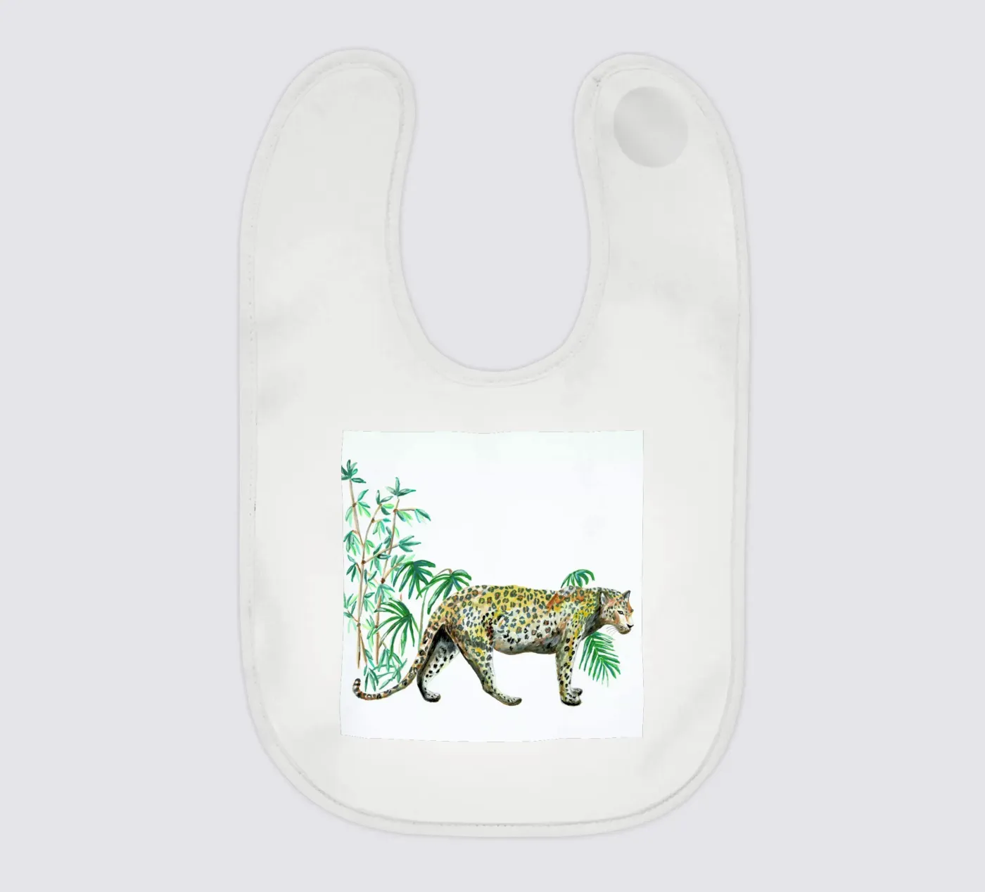 Leopard Babylätzchen von Femke Zwaan