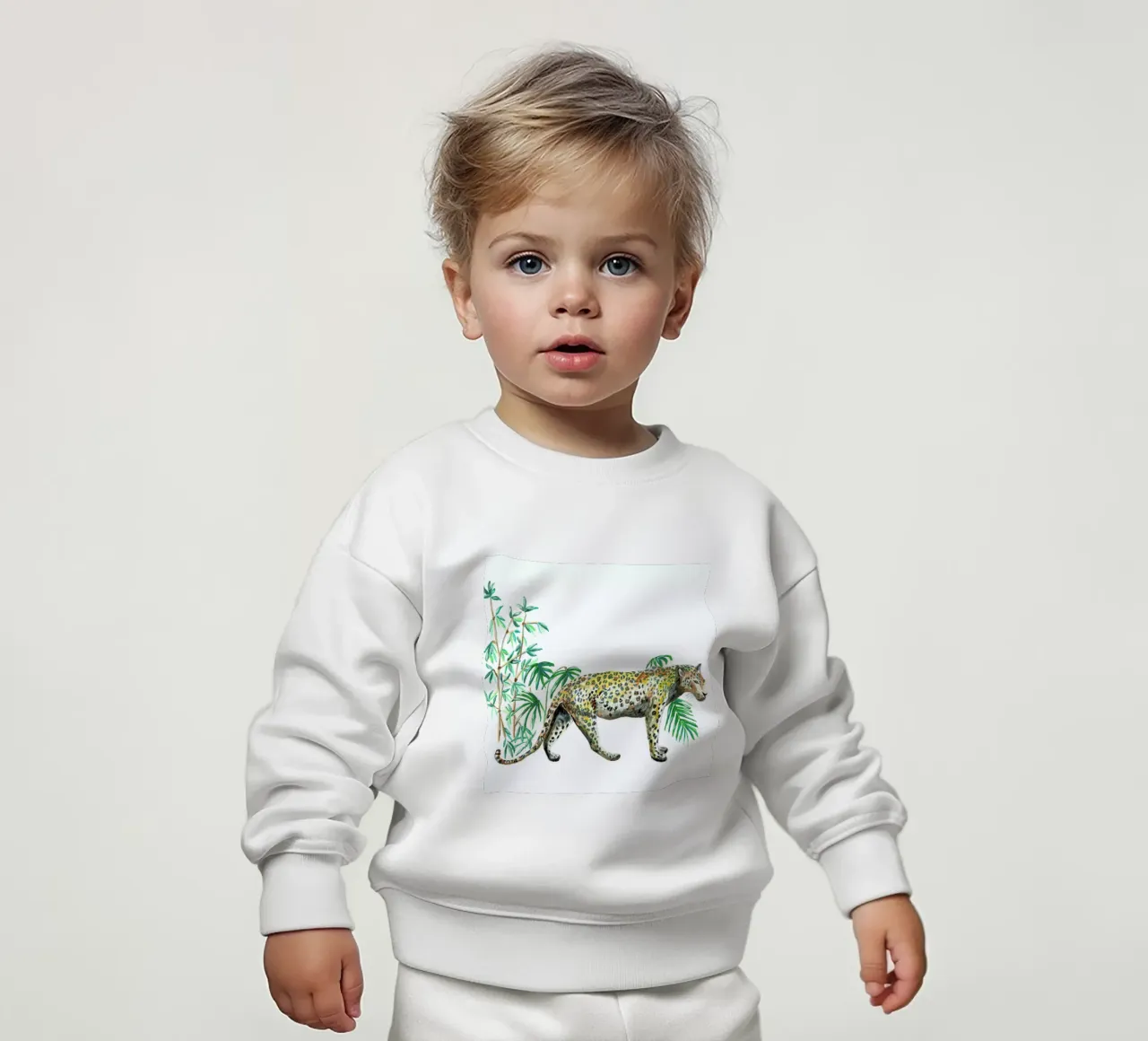 Leopard felpa neonato da Femke Zwaan