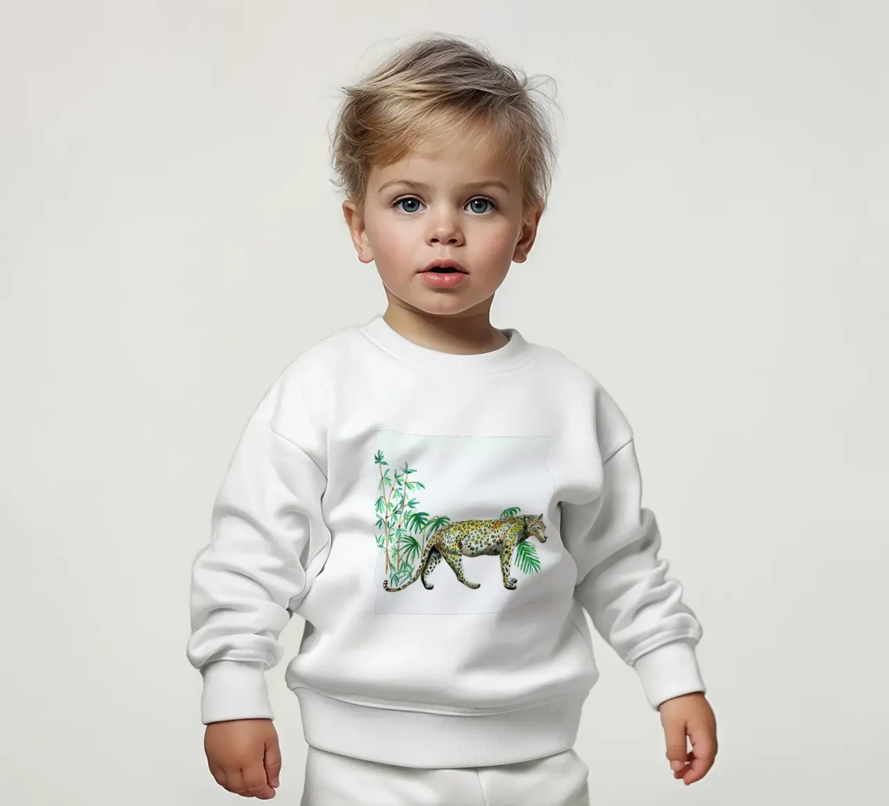 Leopard felpa neonato da Femke Zwaan