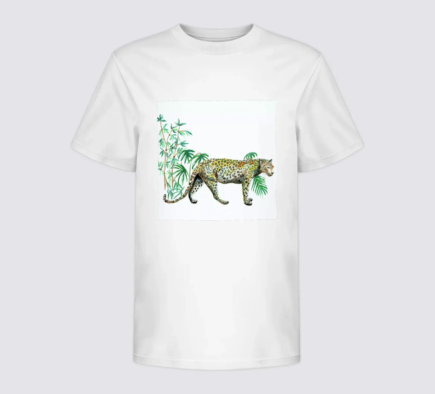 Leopard kinder t-shirt van Femke Zwaan