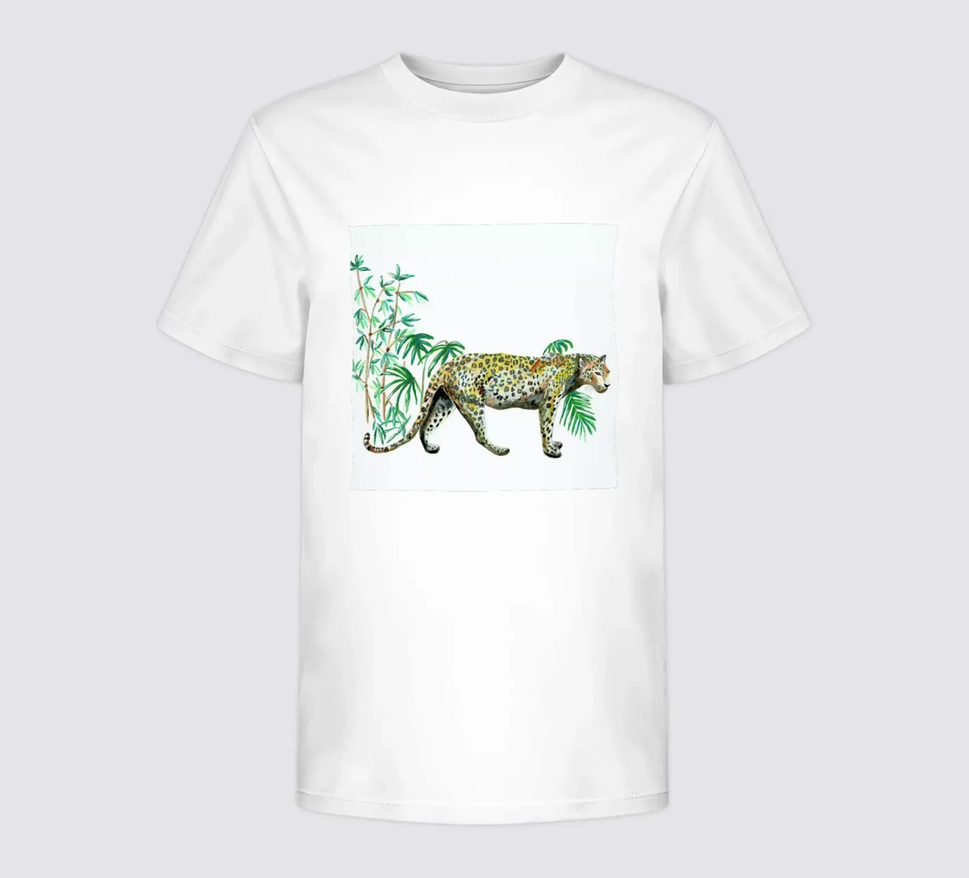 Leopard kinder t-shirt van Femke Zwaan